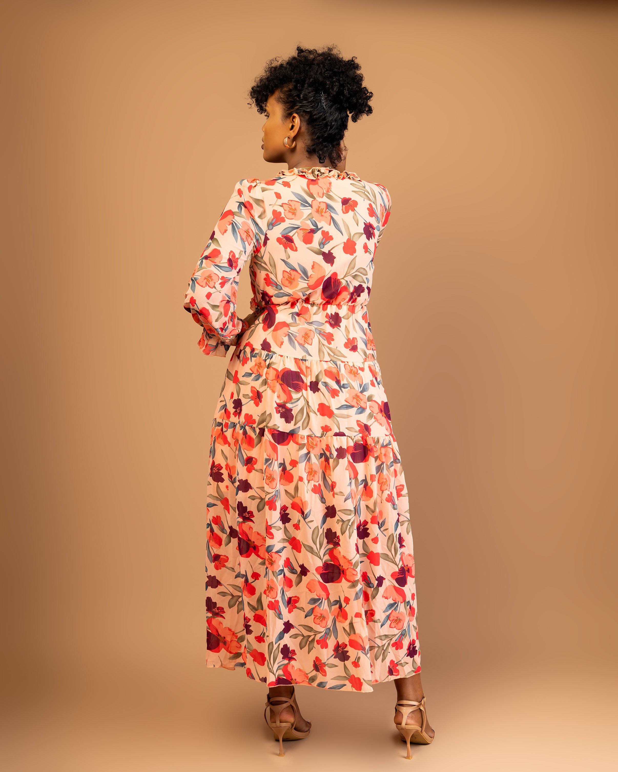 Floral Tiered Maxi Dress