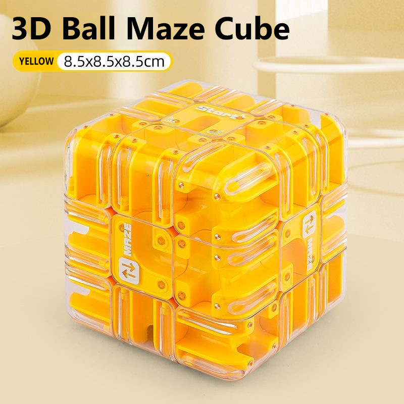 🎁🎄Early Christmas Sale 50% OFF🧩Large Labyrinth 3D Puzzle Maze Cube - Engaging Brain Teaser Toy