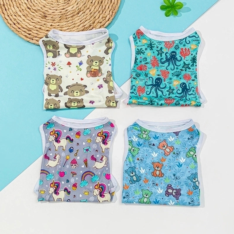 Cute Polyester Rabbit Cartoon Bear Pet Clothing