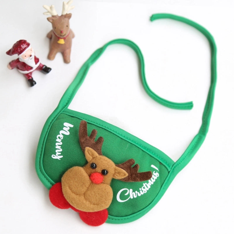 Cartoon Style Polyester Cartoon Pet Saliva Towel Pet Hat