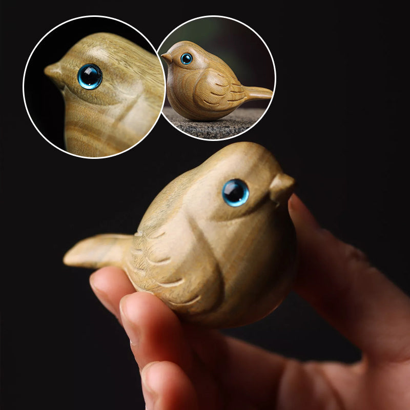 Handmade Wood Carved Bird