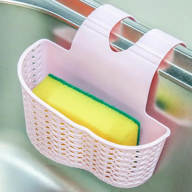 Kitchen Sink Sponge Basket Drain Water Sponge Bag