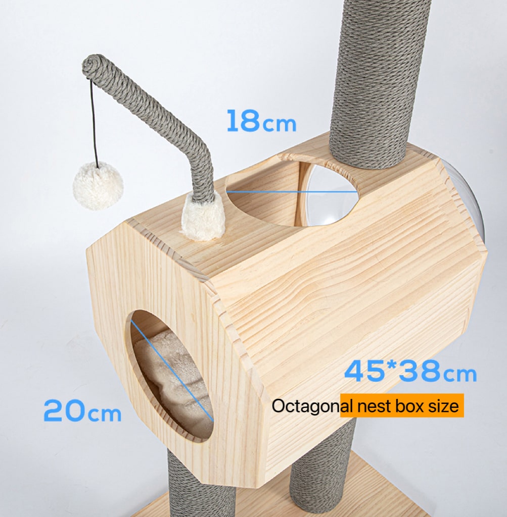 150cm HONEYPOT Forest Oak Cat Climbing Tree