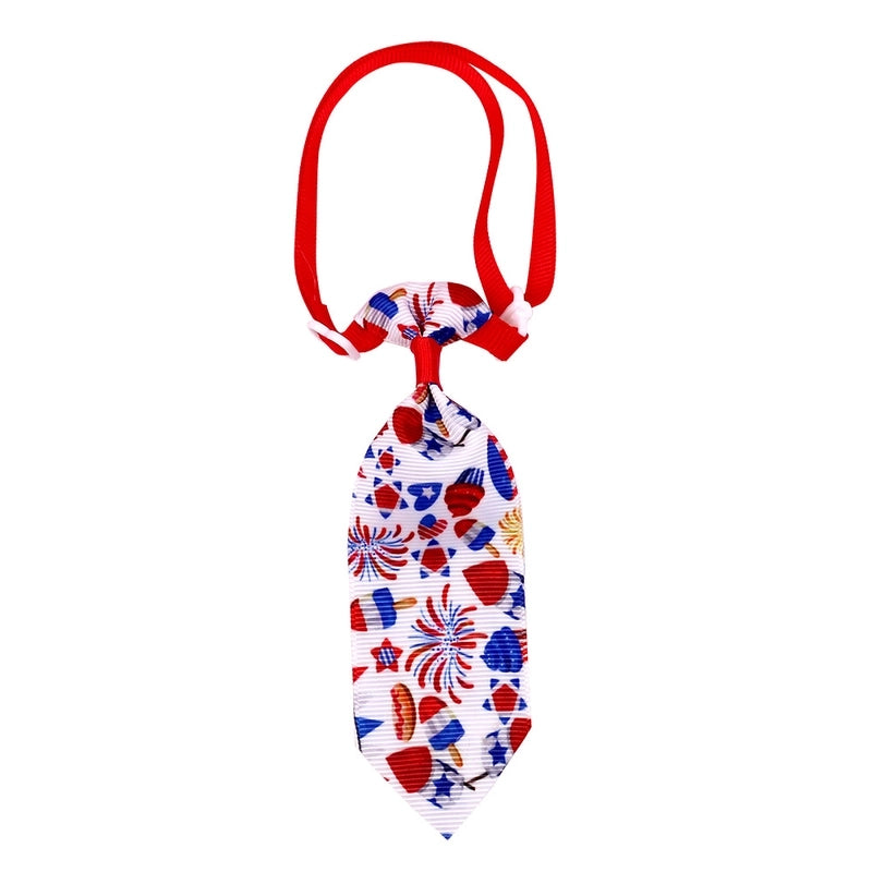 New Everyday Casual Independence Day Dog Tie Accessories