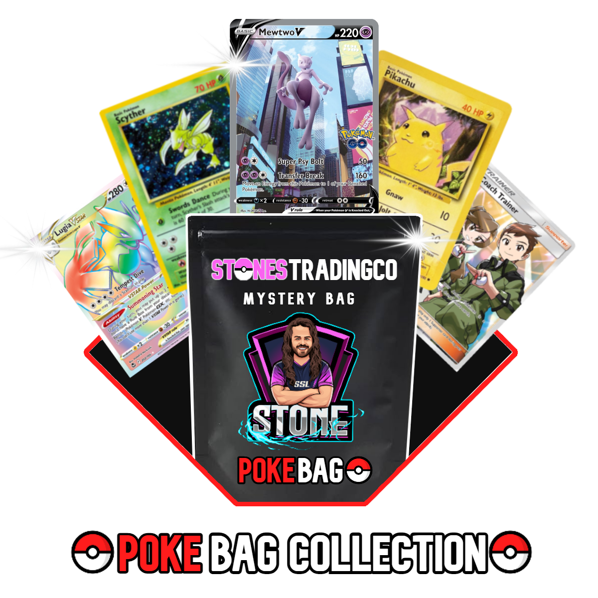 PokeBag - Pokémon Mystery Bags by StonesTradingCo