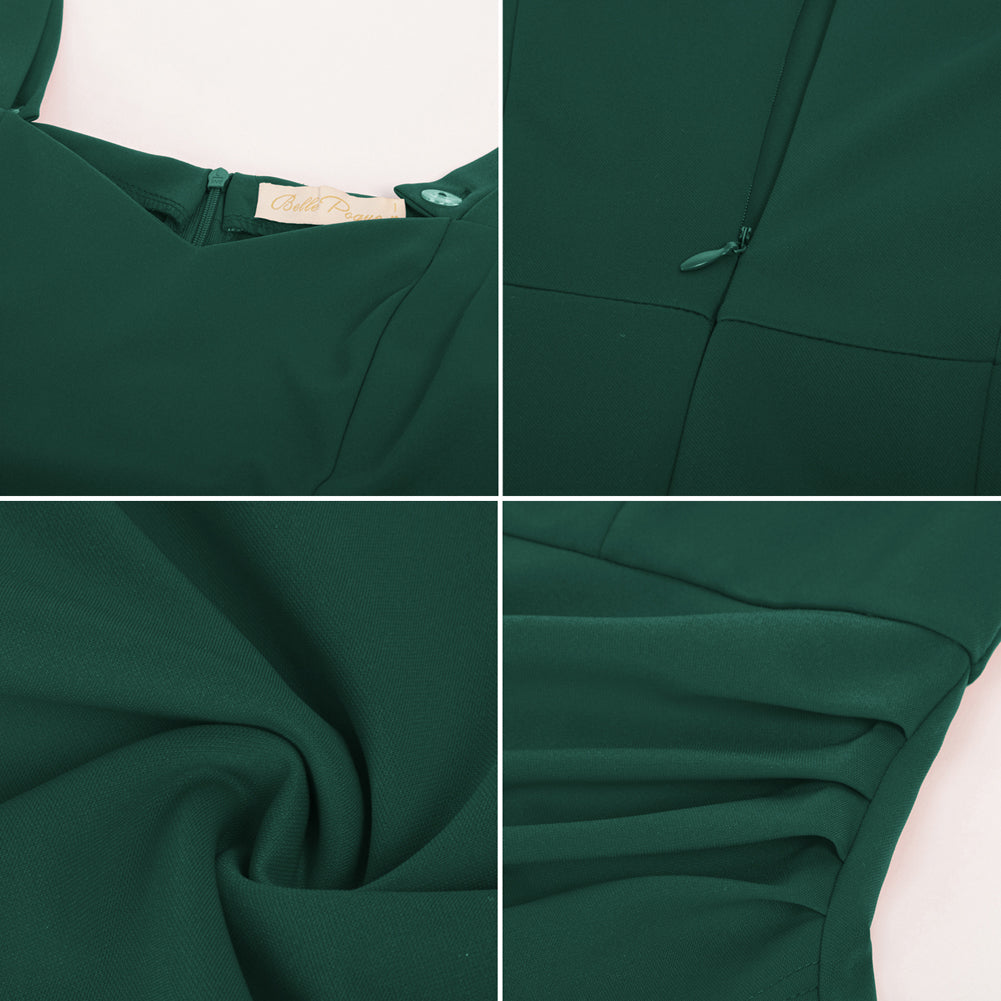 Ruched Wrap Sweetheart Neck Sleeveless Bodycon Dress