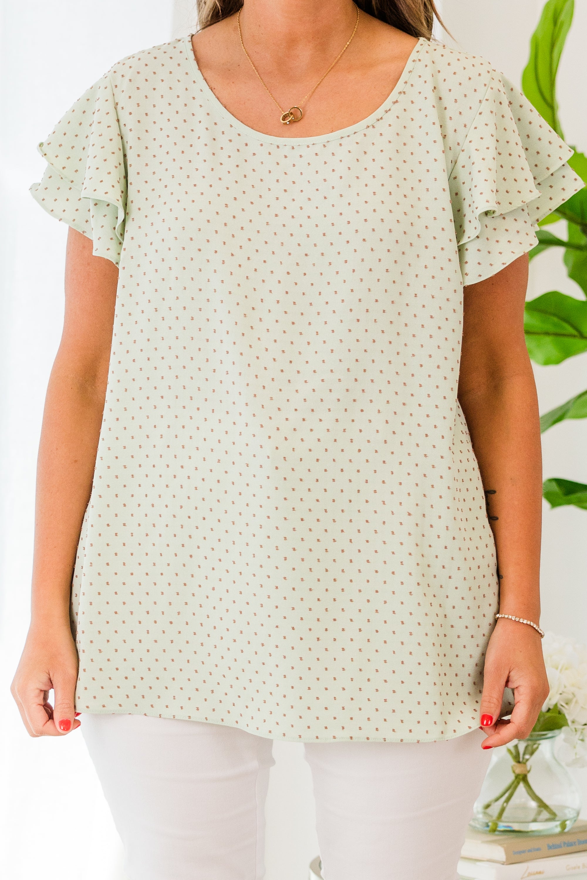 Good For Me Top. Mint