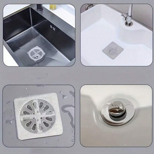Multifunctional Sticker Drainer Net for Home. Bathroom and Kitchen