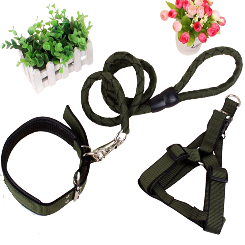 Dog Leash Harness Collar