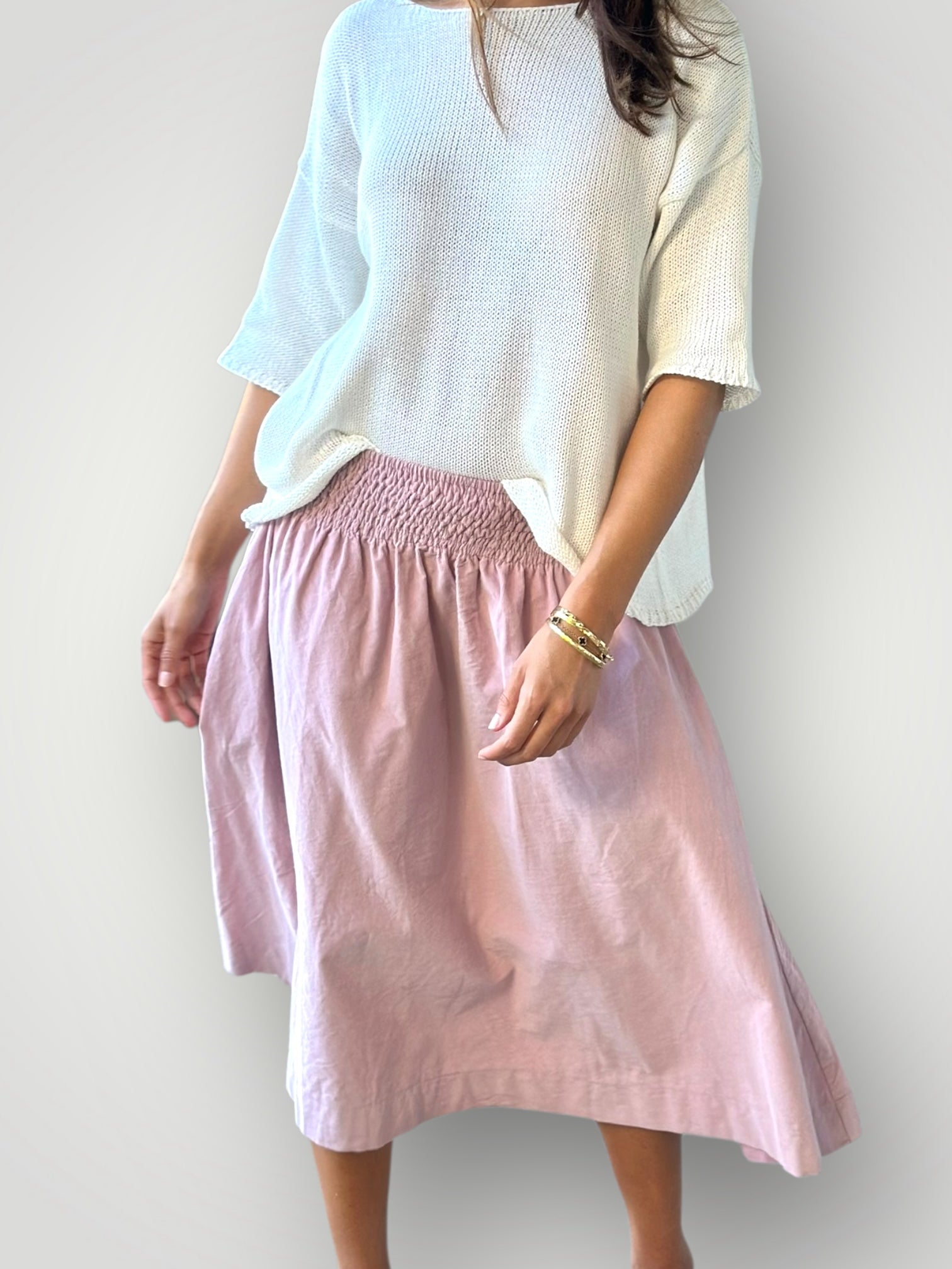 dusty pink cord