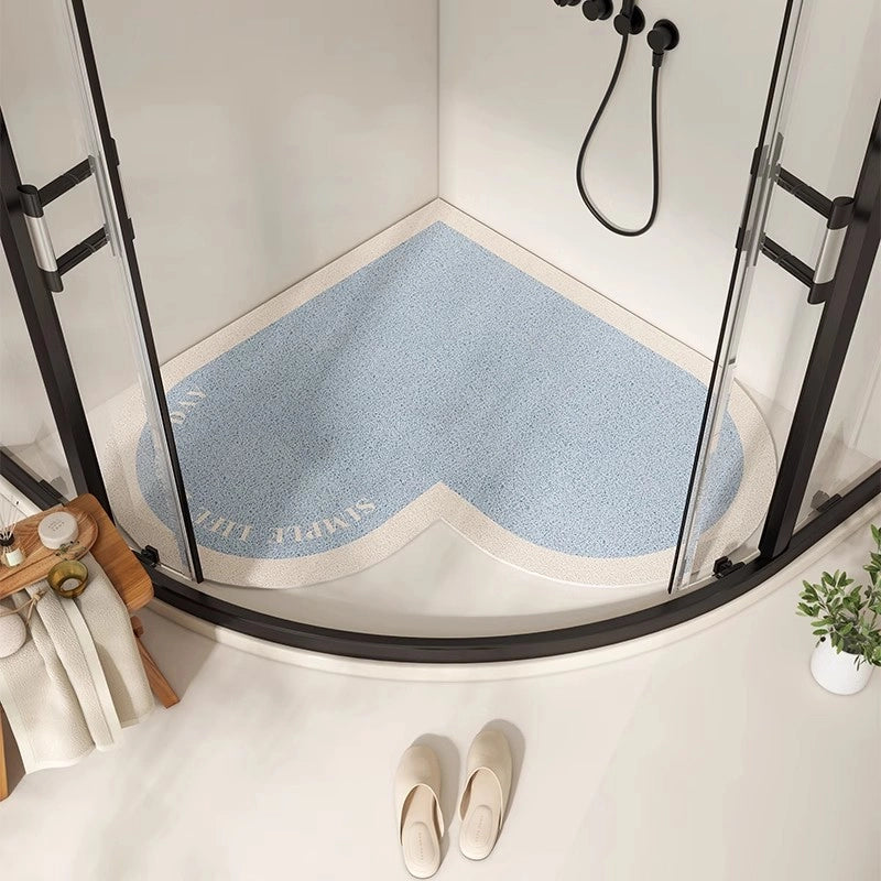 Elegant Letter Heart Shape Wire Loop Carpet Bathing