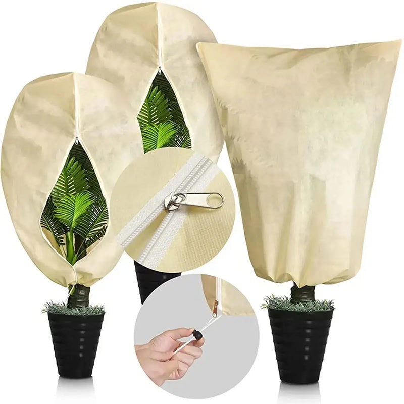 🌲Plant Thickened Drawstring Bag Freeze Protection Covers❄️