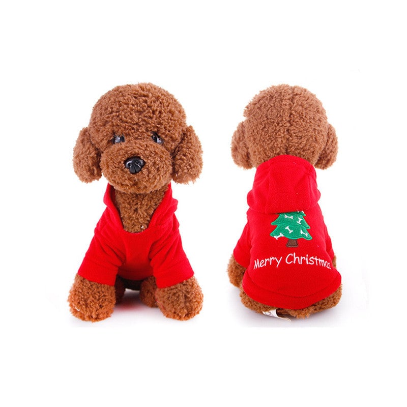 Christmas Red Pet Dog Clothes