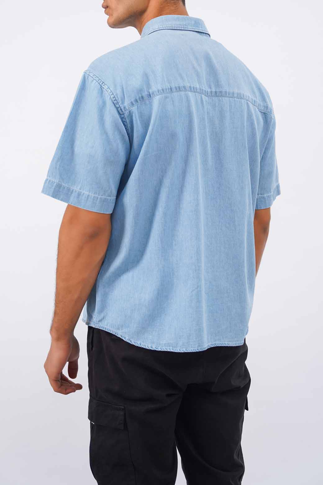 DENIM SHIRT WITH POCKET