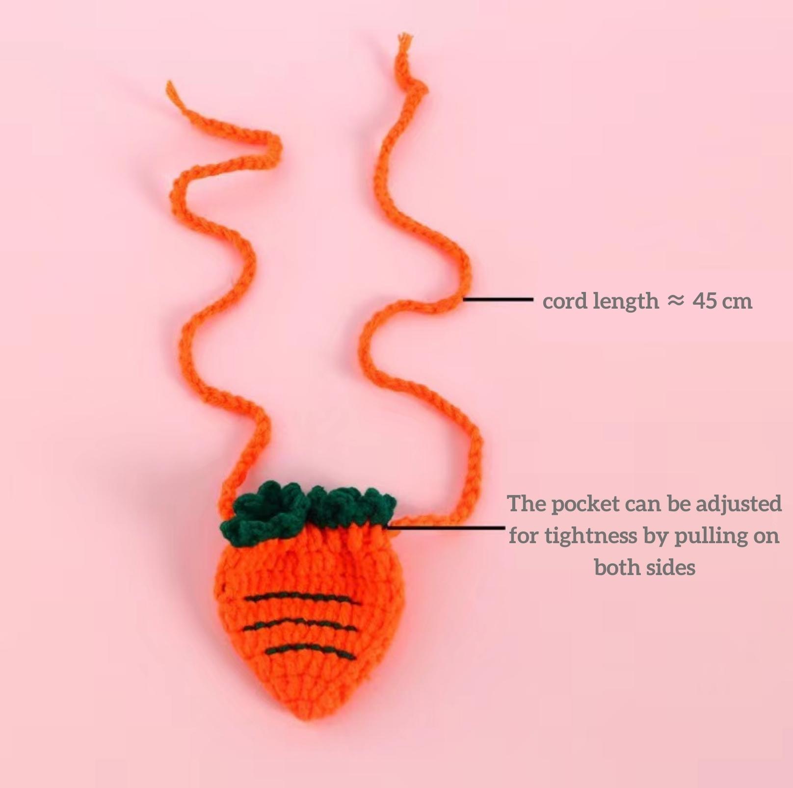 Knitted Cartoon Pet Self-Carrying Pack Style Accessory