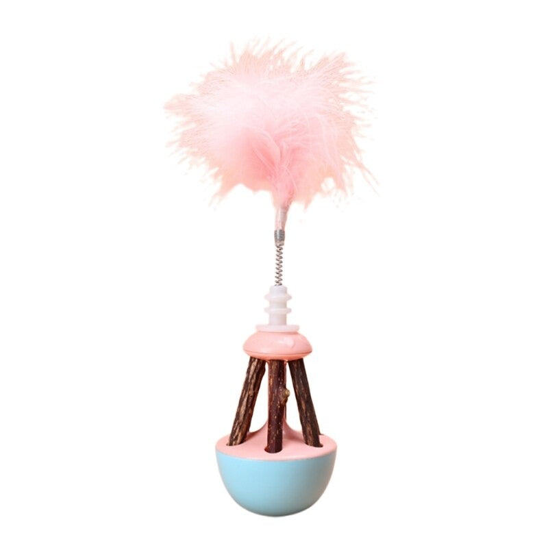 Interactive Feather Ball Toys