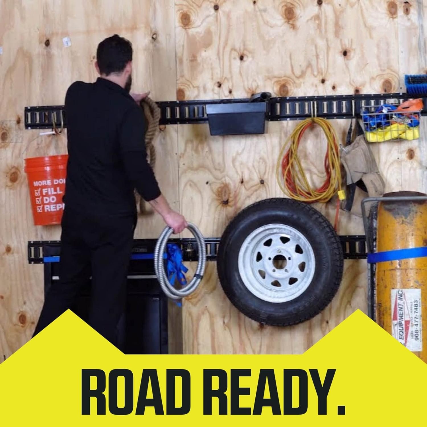 🔥 Retractable Auto Ratchet Strap with RAIL BRACKET BUNDLE