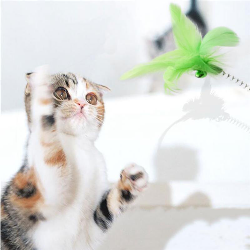Feather Toy With Bell For Cats
