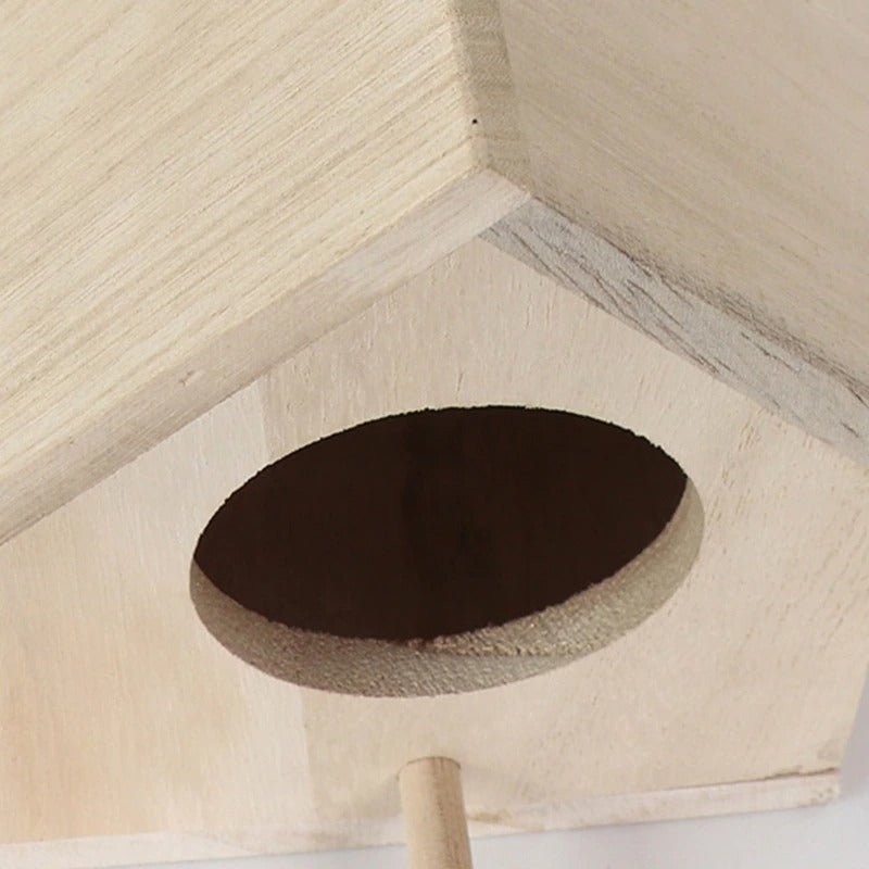 Hanging Wooden Bird Nest