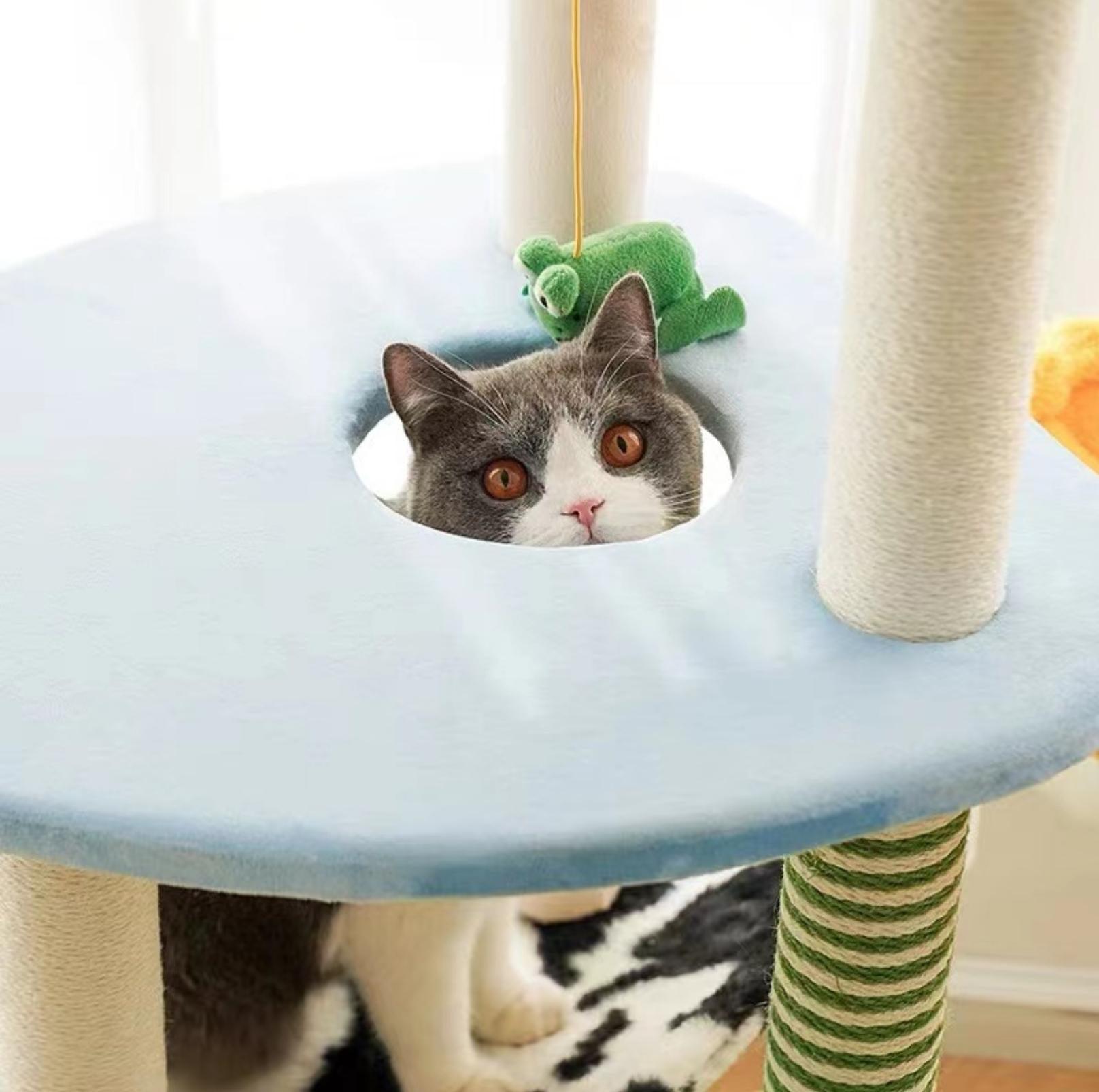 Farm Vibe Cat Tree Climbing Frame With Scratching Posts