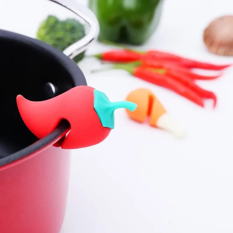 Silicone Carrot Pot Lid Holder
