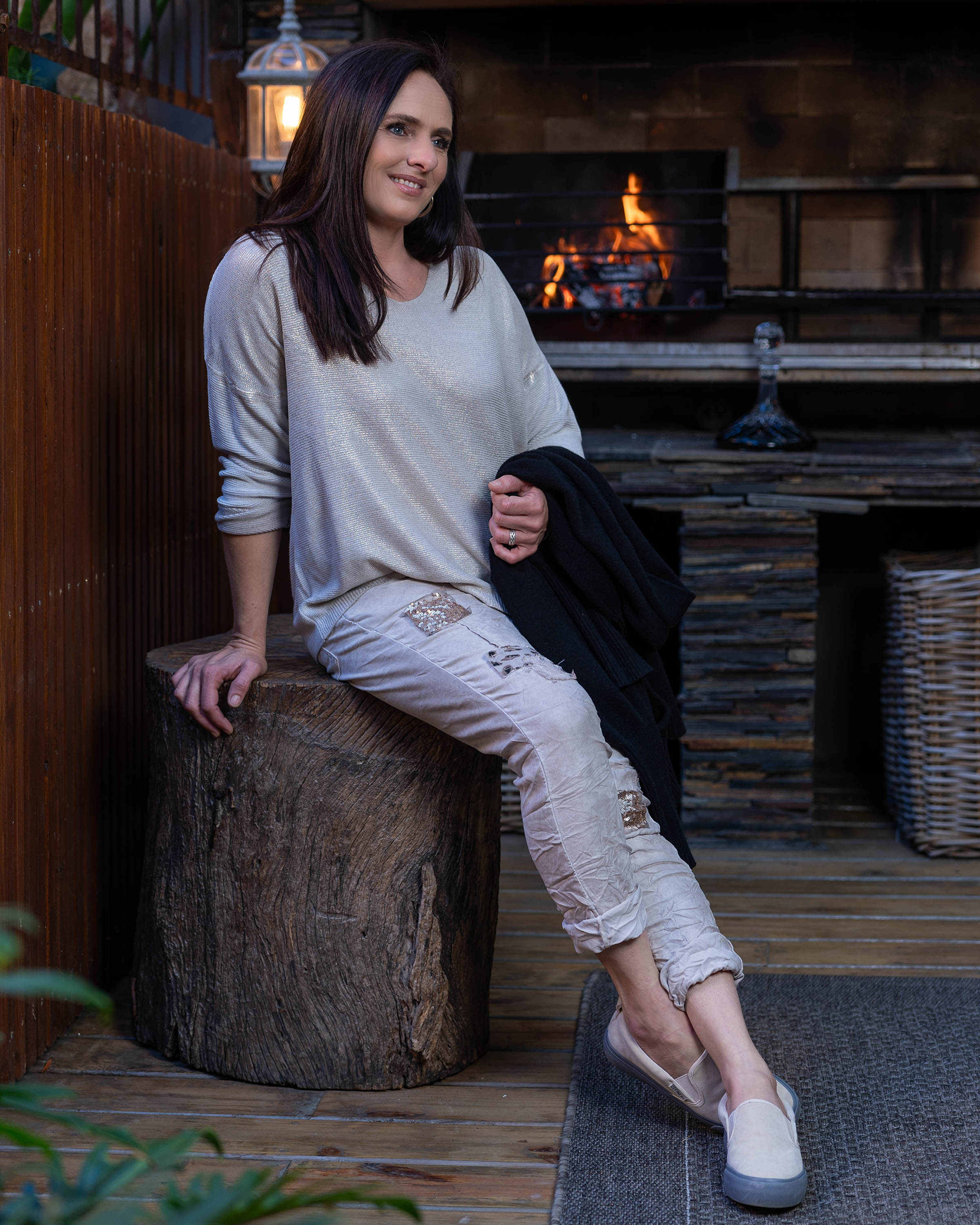 Simply The Best Pants Drawstring Pants | Beige