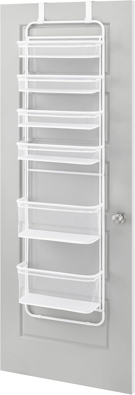 Over the Door Shoe Organizer - Holds up to 36 Pairs of Shoes - Metal & Mesh