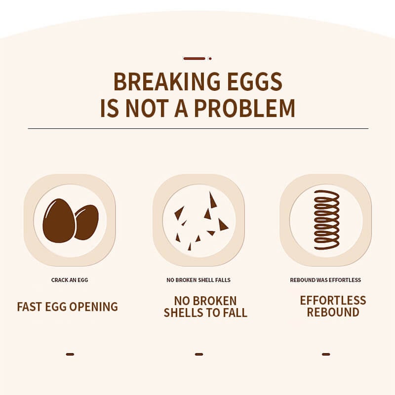 Multifunctional 2 in 1 egg opener - Super amazing egg beater tool