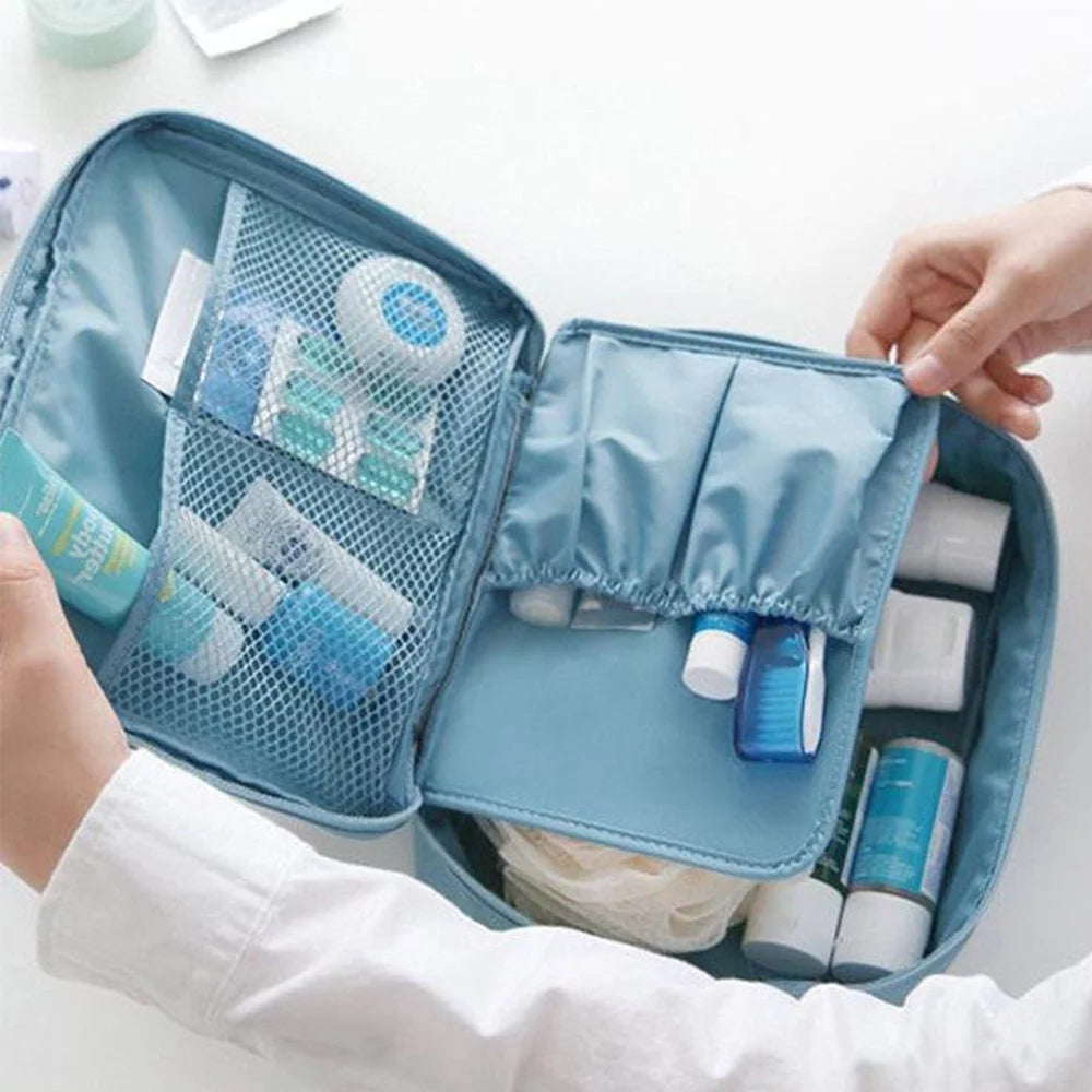Portable Make Up Cosmetic Bag. Toiletry Bag For Men And Women