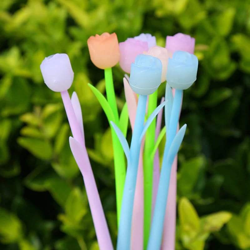Lovely Flower shaped Gel-Pen (Random Design)