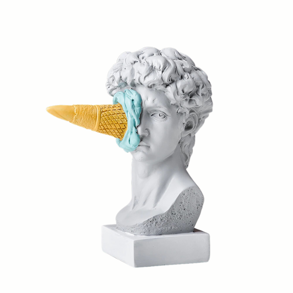 David Ice Cream Sculpture