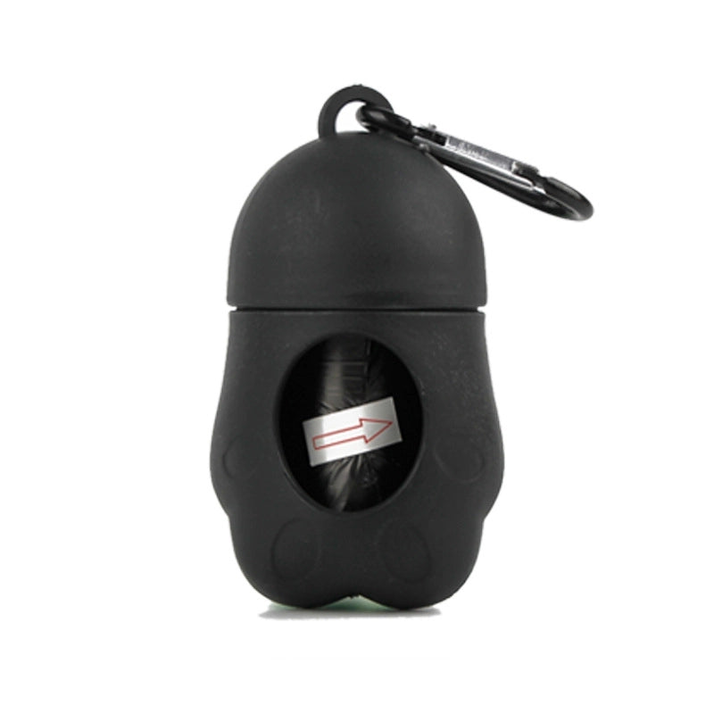 New Portable Solid Color Pet Portable Outdoor Waste Box