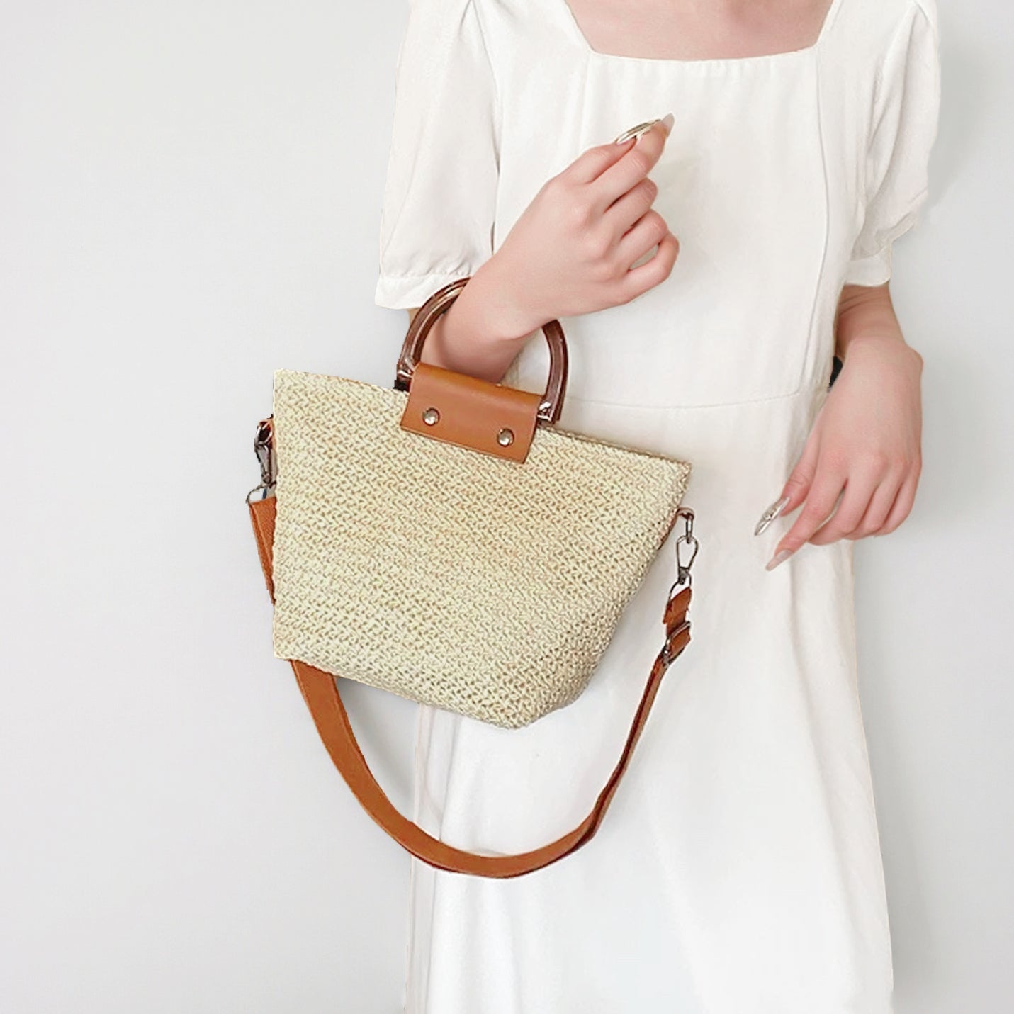 Sunny Straw Woven Bag