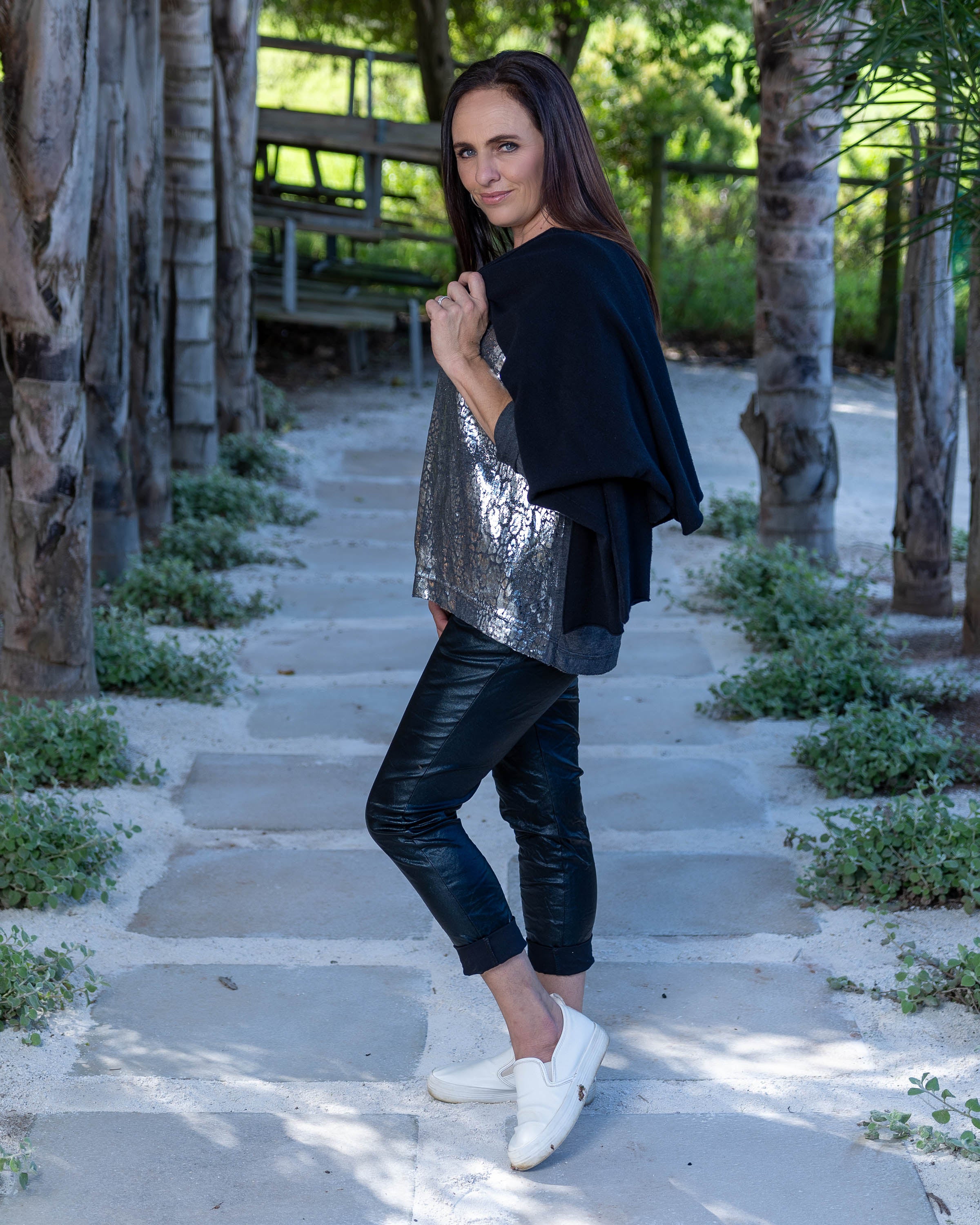 Good Times Foil Knit | Black
