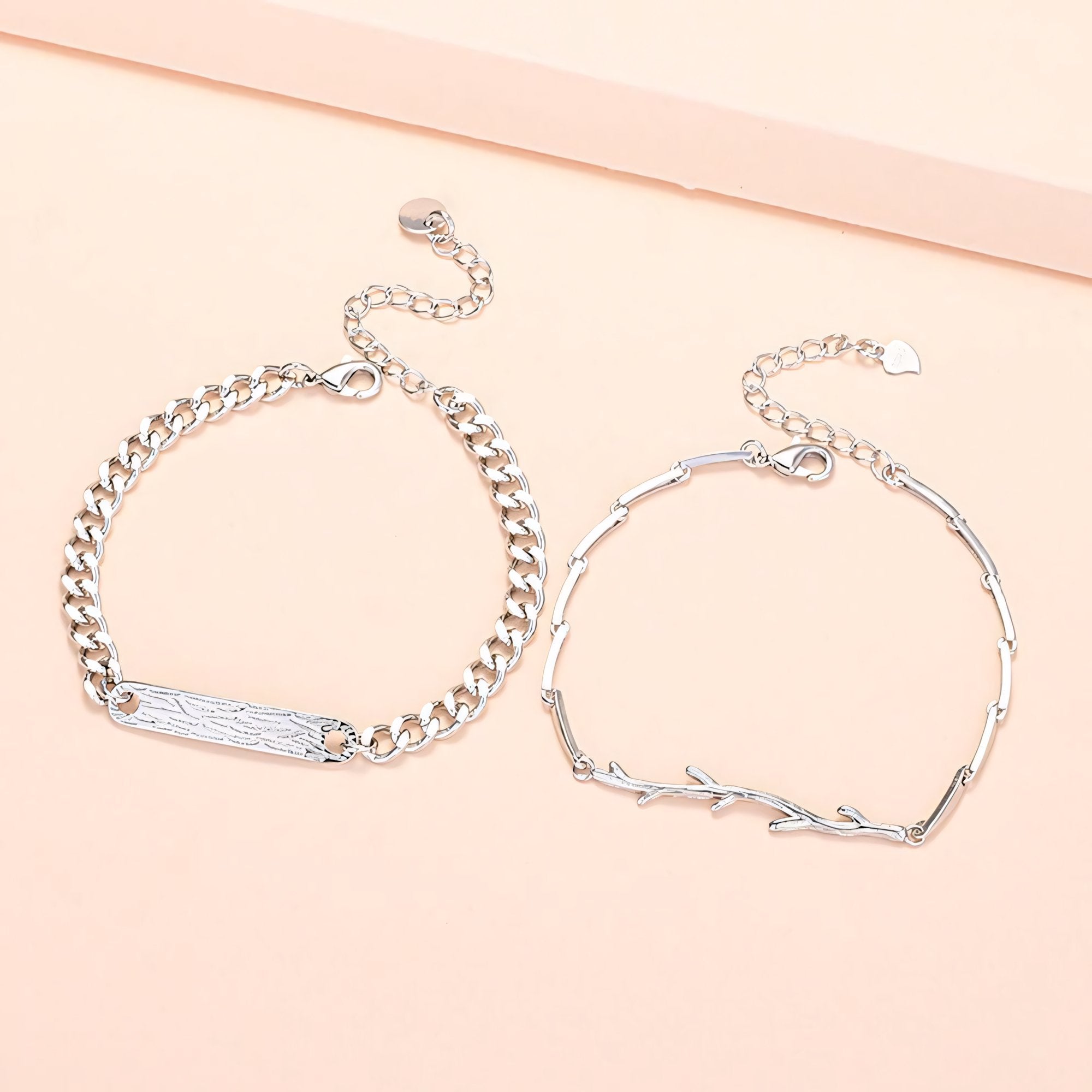 Matching Rooted Love Bracelets