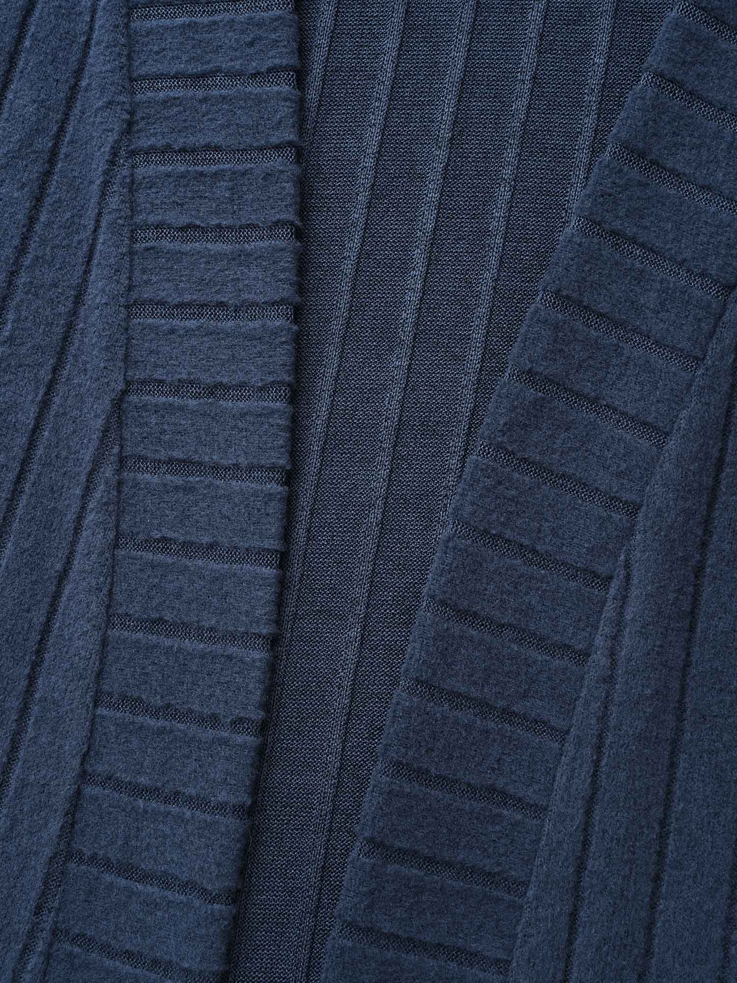 Plain Pit Strip Curved Hem Coat