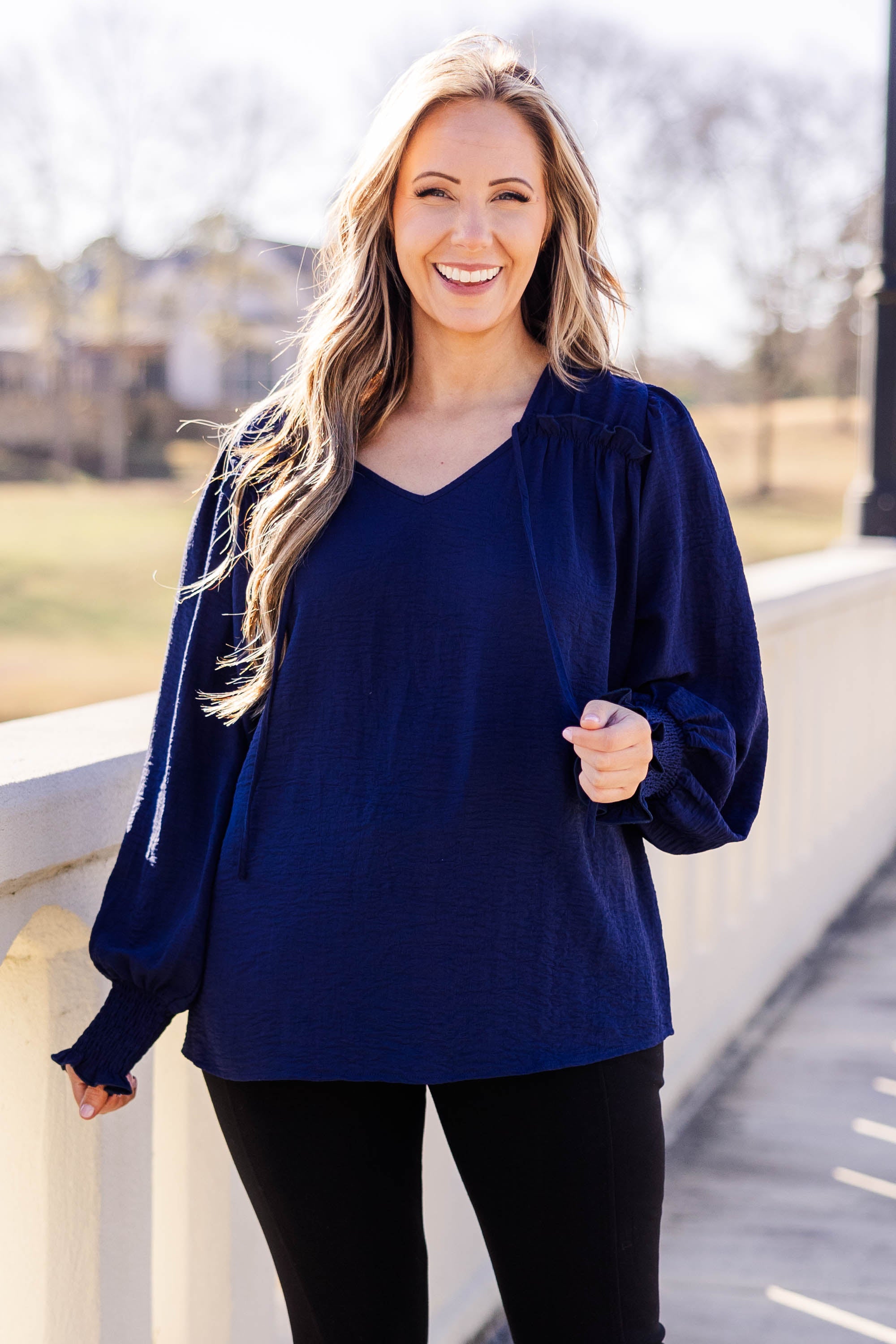 Runaway Rogue Top. Navy