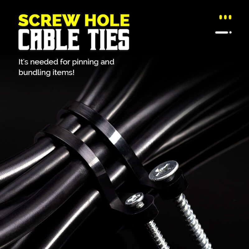 🔥🔥Screw Hole Cable Ties