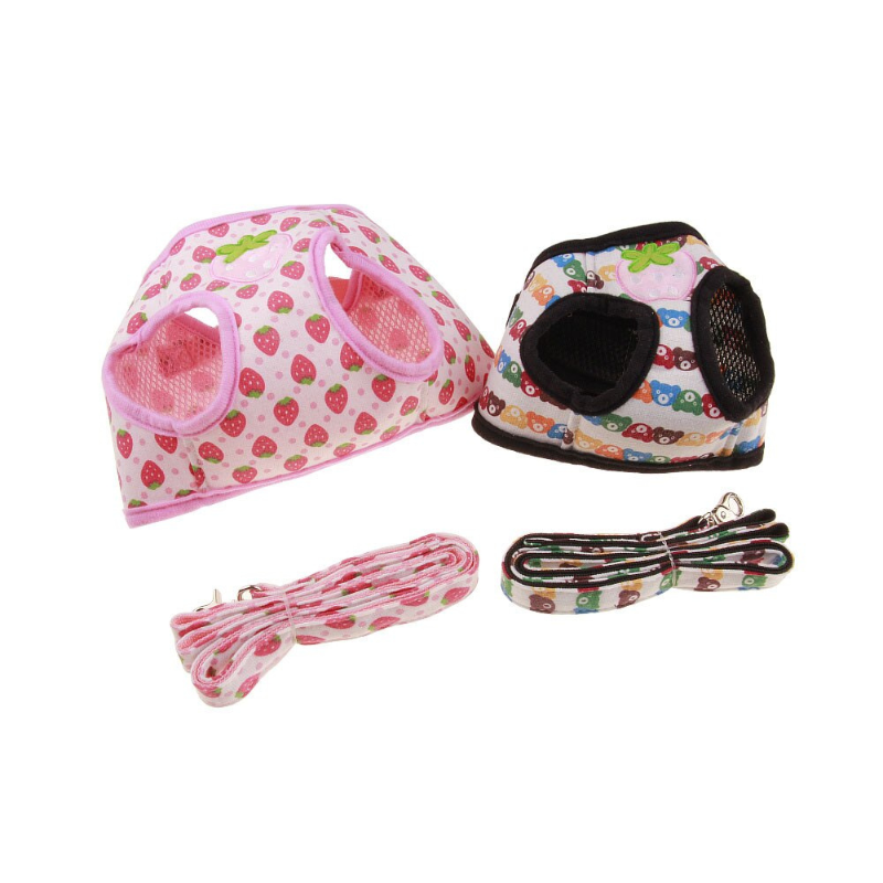 Dog Harness Vest Leash Set