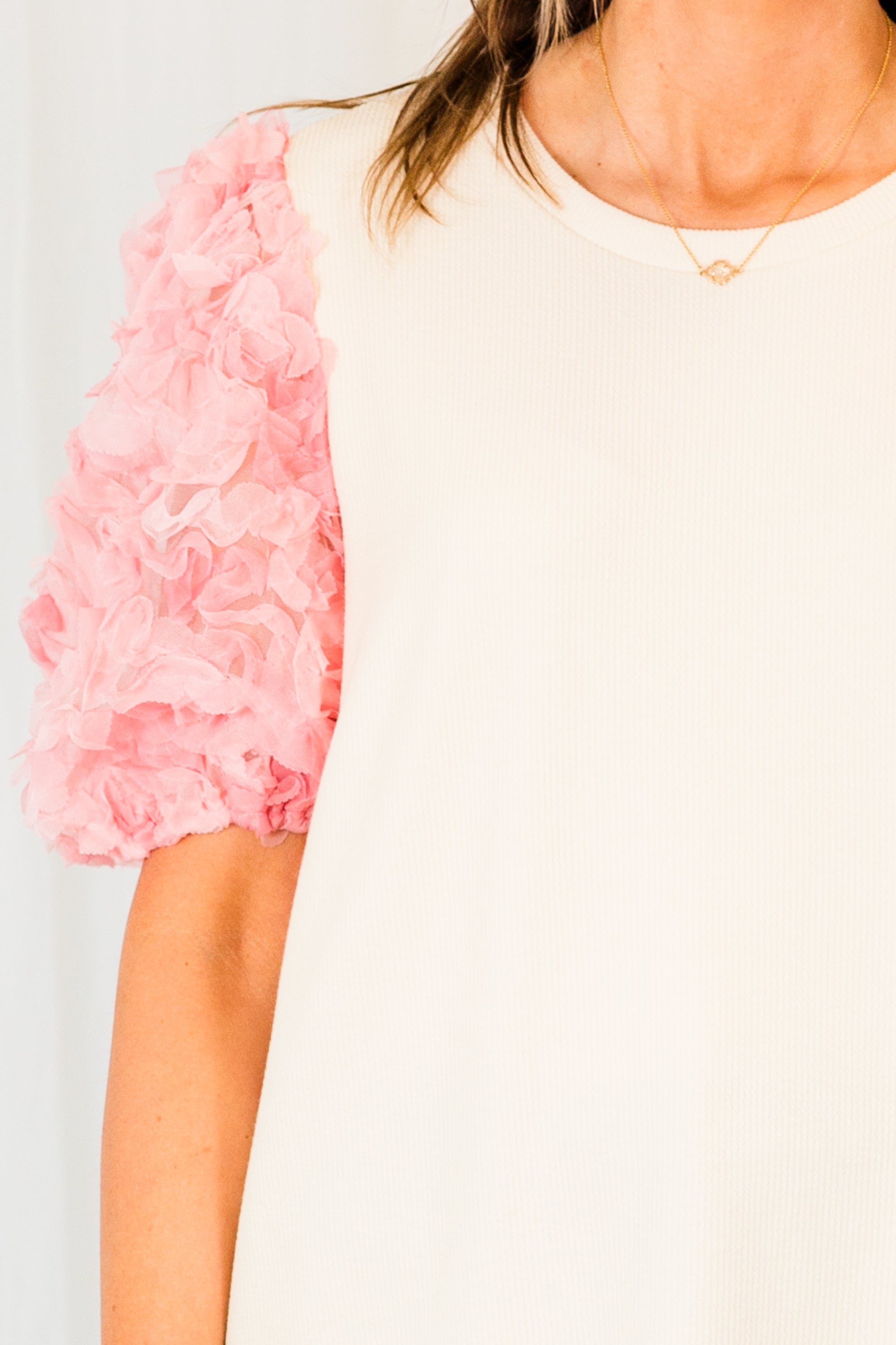 Fame And Fortune Top. Natural