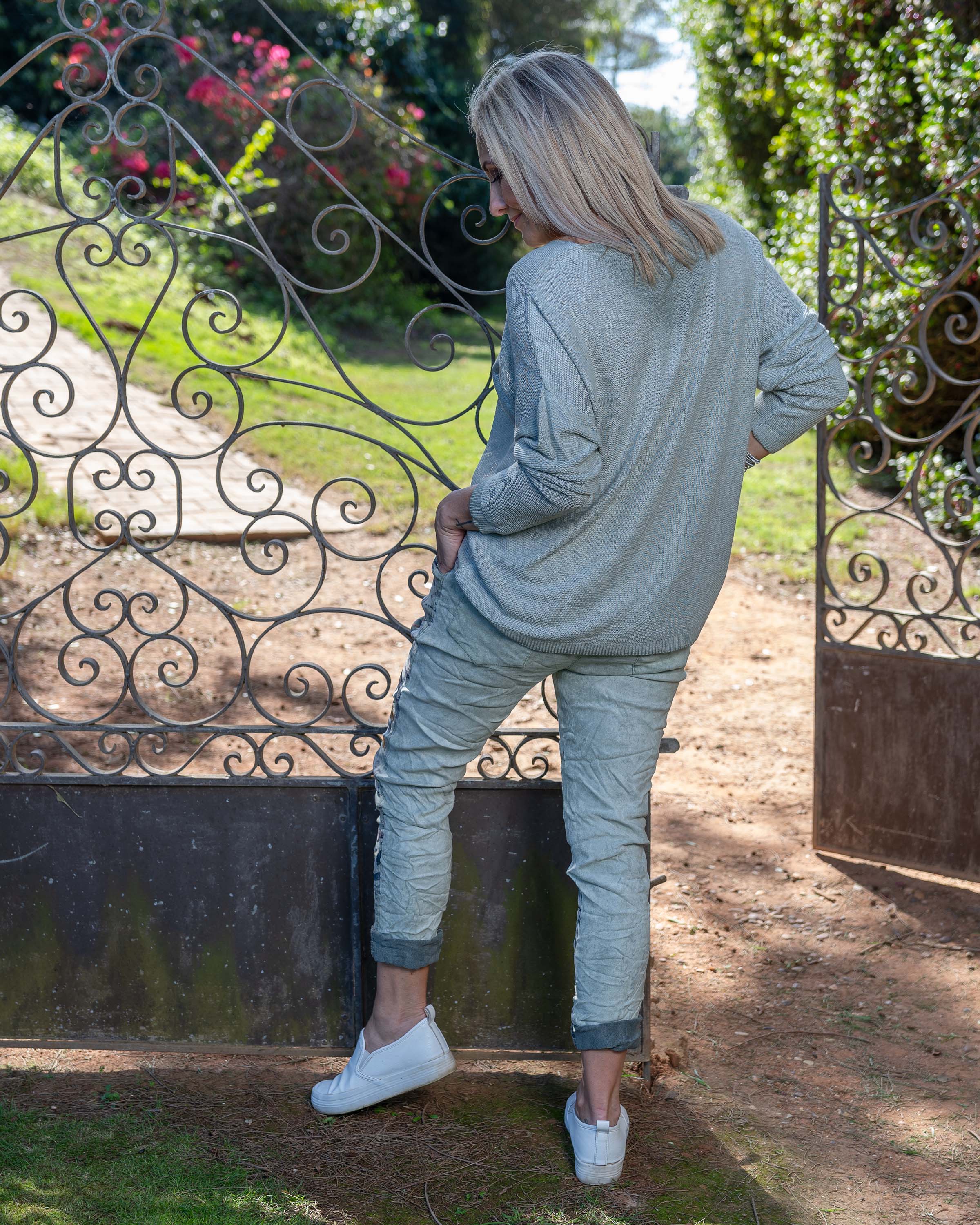 Golden Whisper Knit | Olive