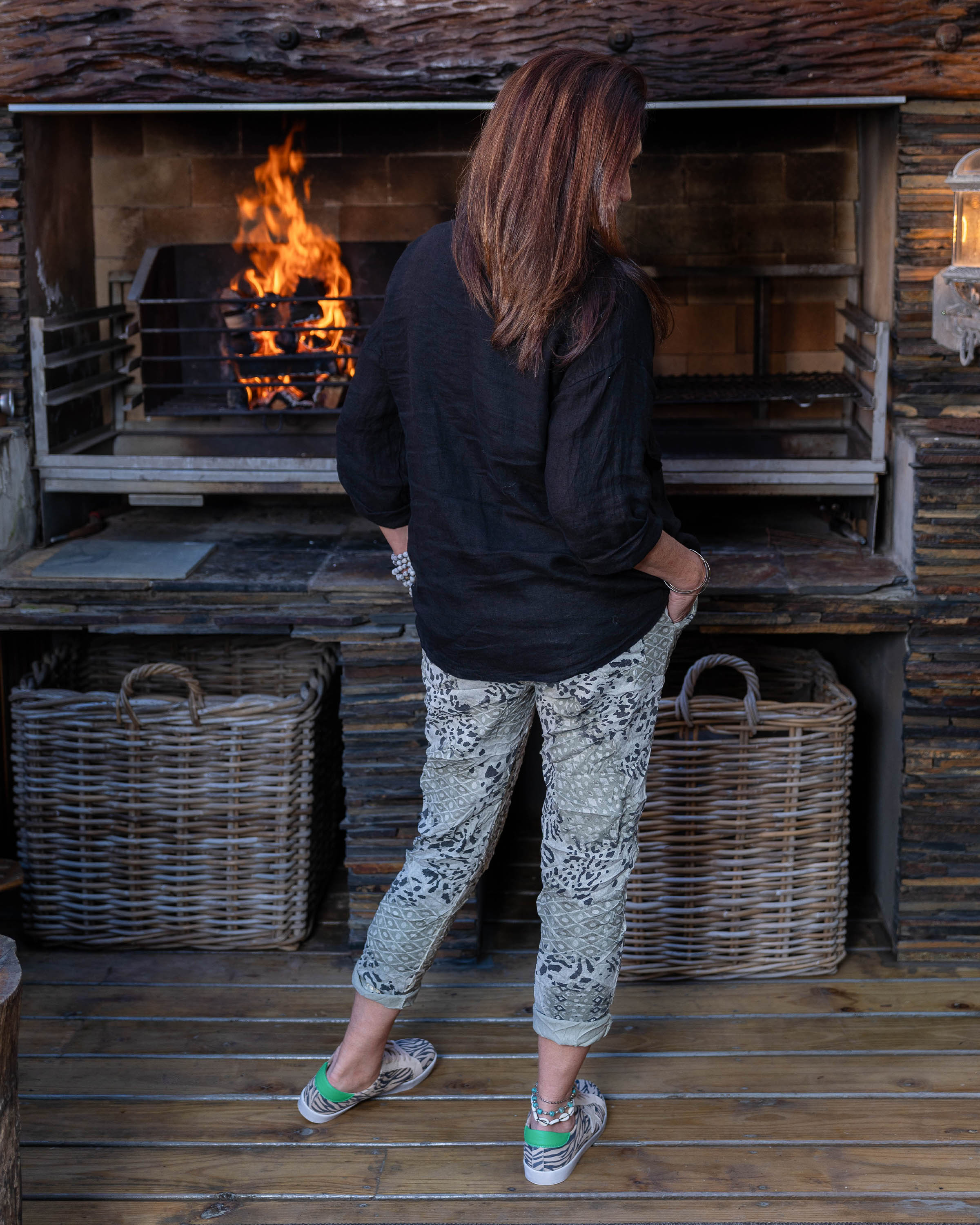 Into The Wild Drawstring Pants | Olive