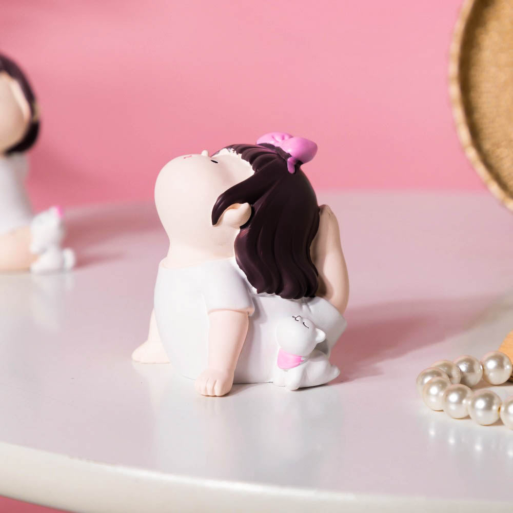 Cutesy Yoga Girl Showpiece