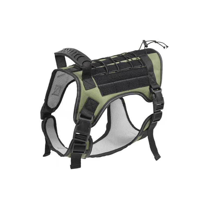 In Stock Dog Tactical Collar Training Large Dog Big Dog Chest Harness Dog Leash Outdoor Dog Walking Vest Clothes