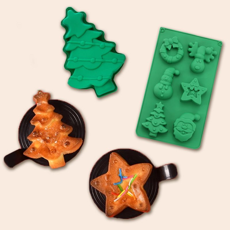 🔥BUY 2 GET 1 FREE🔥🌲Christmas Gift! Creative Silicone Christmas Tree Baking Mold💥
