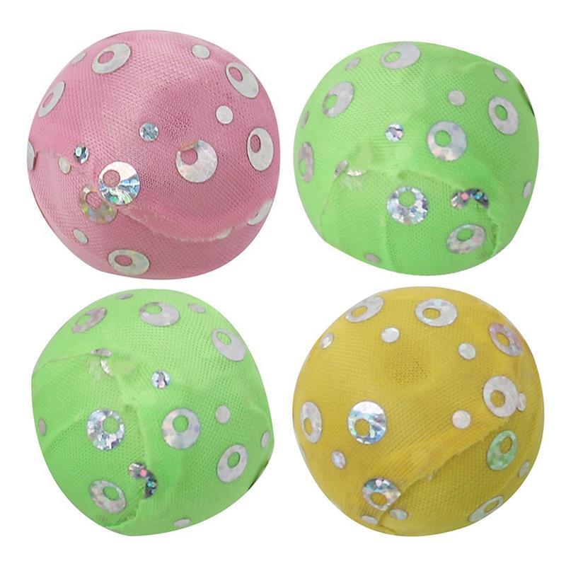 4Pcs Cat Sequin Ball Toys