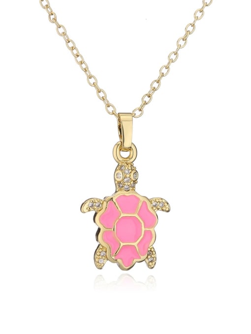 Cubic Zirconia Turtle Pendant & Chain