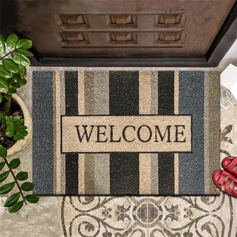 Retro Animal Letter Flower Polyester Carpet Bathing