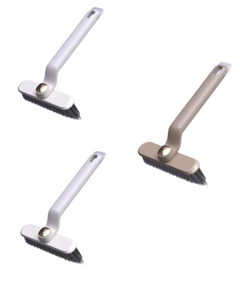 Multi-function rotating crevice cleaning brush