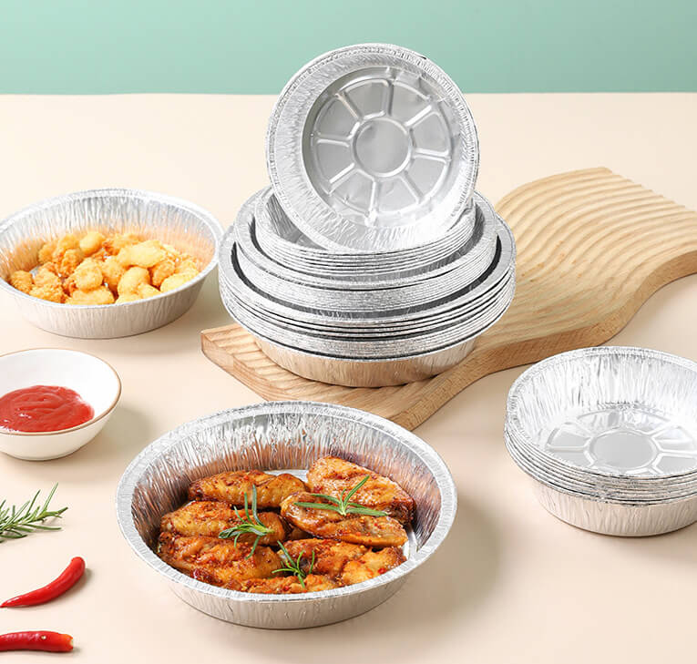 Disposable Round Aluminum Foil Baking Pan